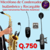 Micrófono para Instrumento de Viento Inalámbrico Recargable KX621