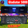 Gladiator 5000 Poder o Amplificador de Fuerza de Audio Clase H de 5000 Watts
