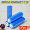 Batería de 3.7V Recargable