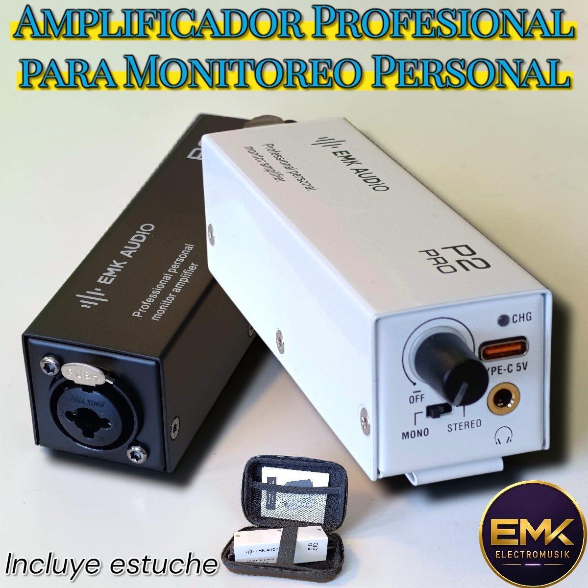 P2 Amplificador para Monitoreo In-Ear (versión recargable)