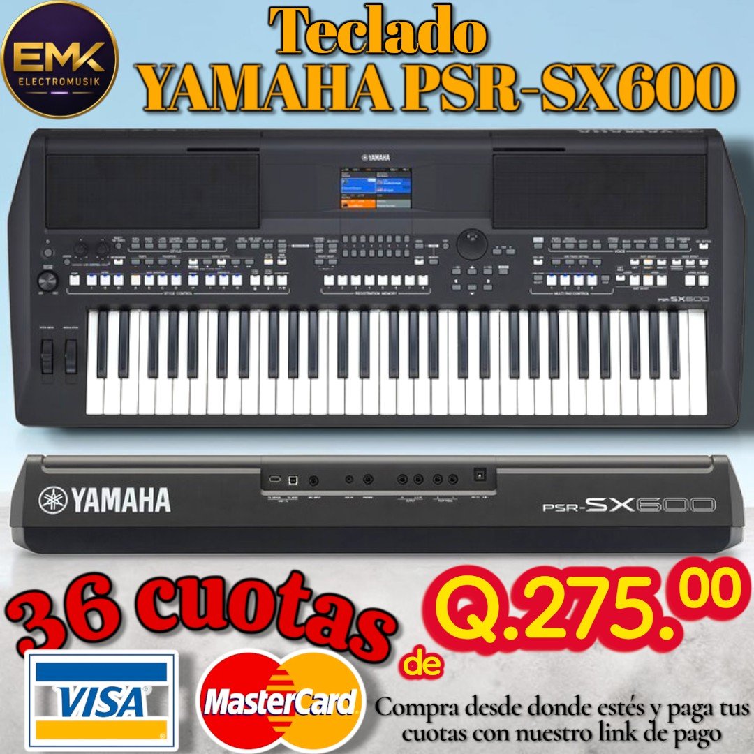 Teclado Yamaha PSR-SX600