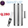 Güiro de 5 x 12 pulgadas con raspador
