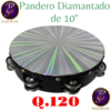 Pandero de 10 Pulgadas Diamantado