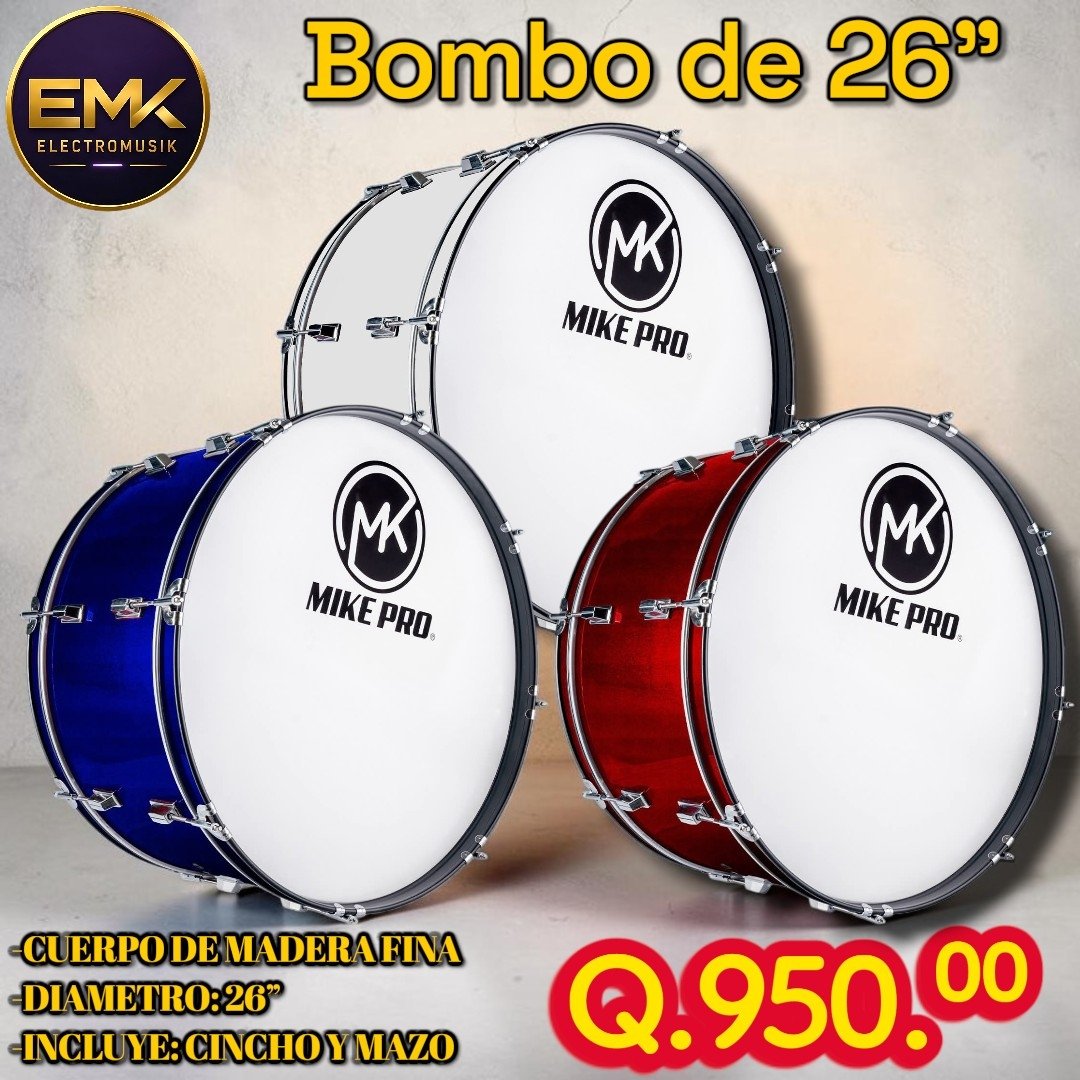 Bombo de 26 Pulgadas MIKE PRO