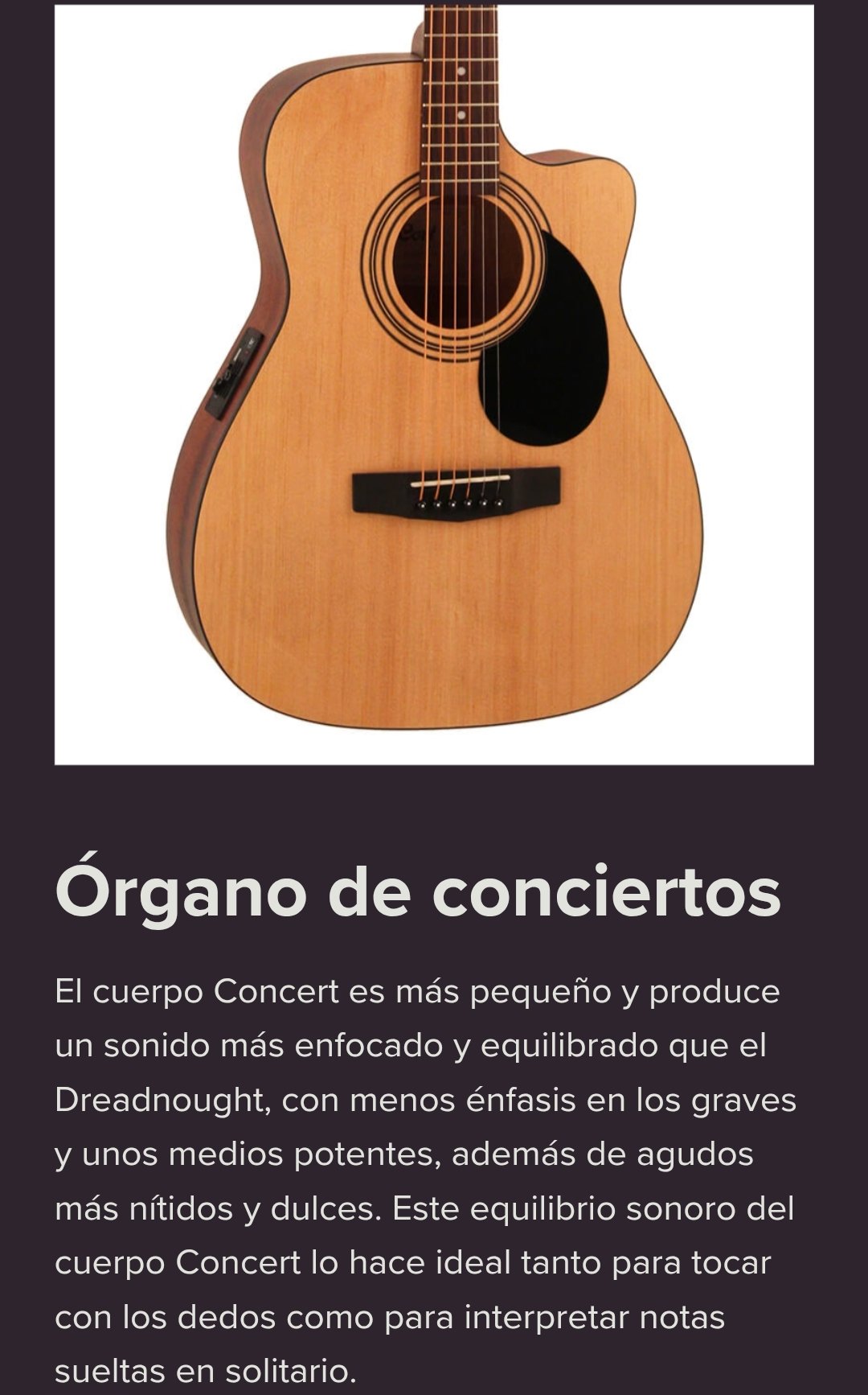 Guitarra Electroacústica con Funda CORT AF515CE OP - Imagen 2