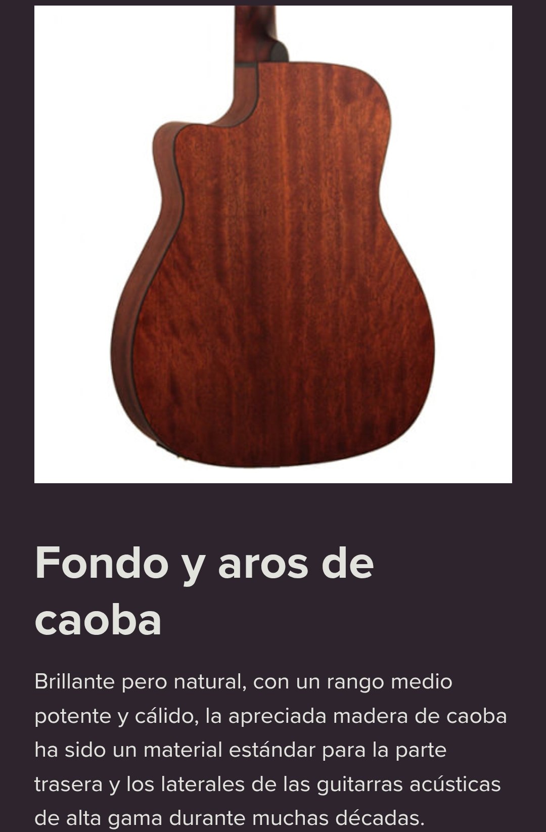 Guitarra Electroacústica con Funda CORT AF515CE OP - Imagen 4