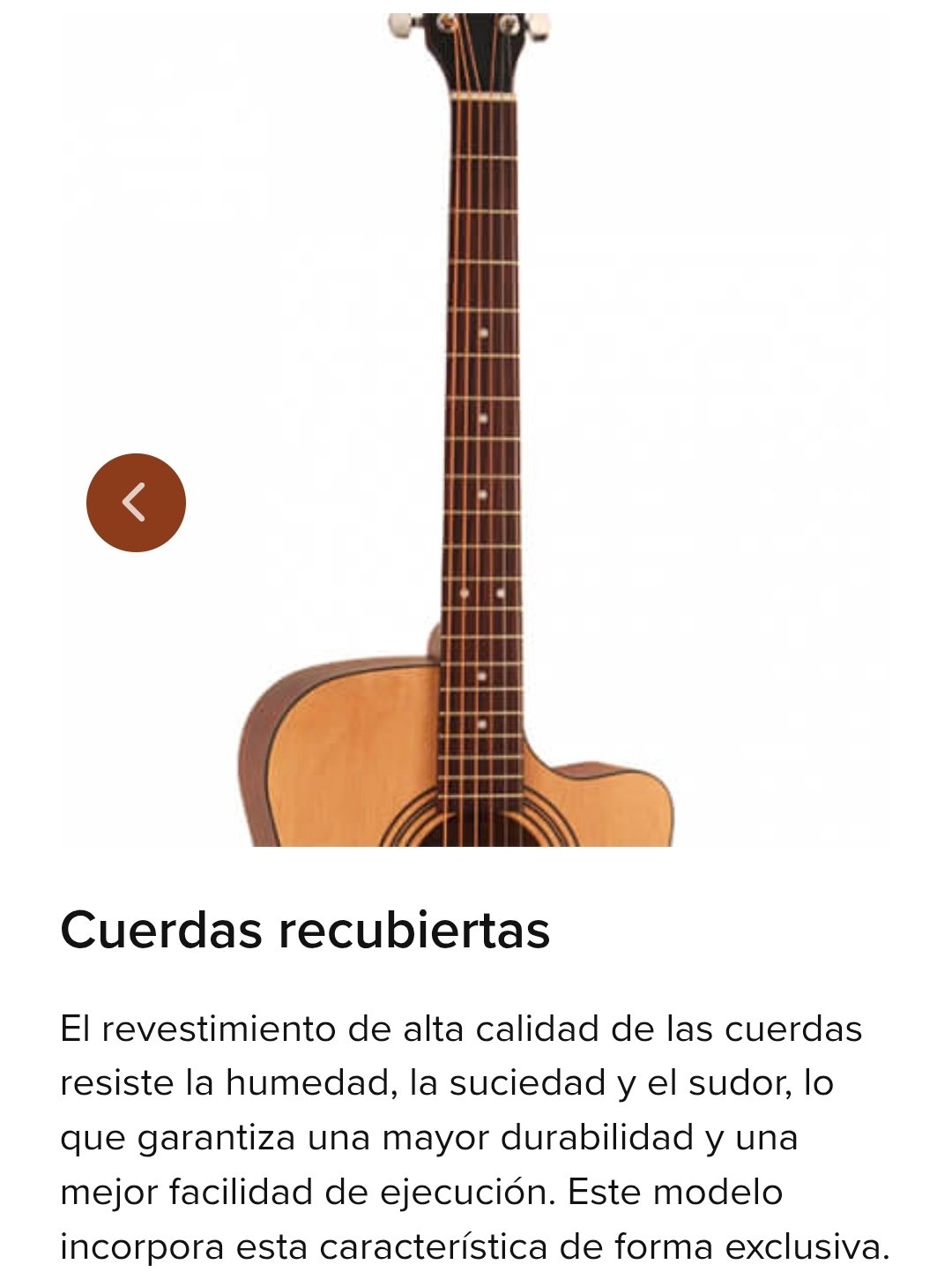 Guitarra Electroacústica con Funda CORT AF515CE OP - Imagen 6