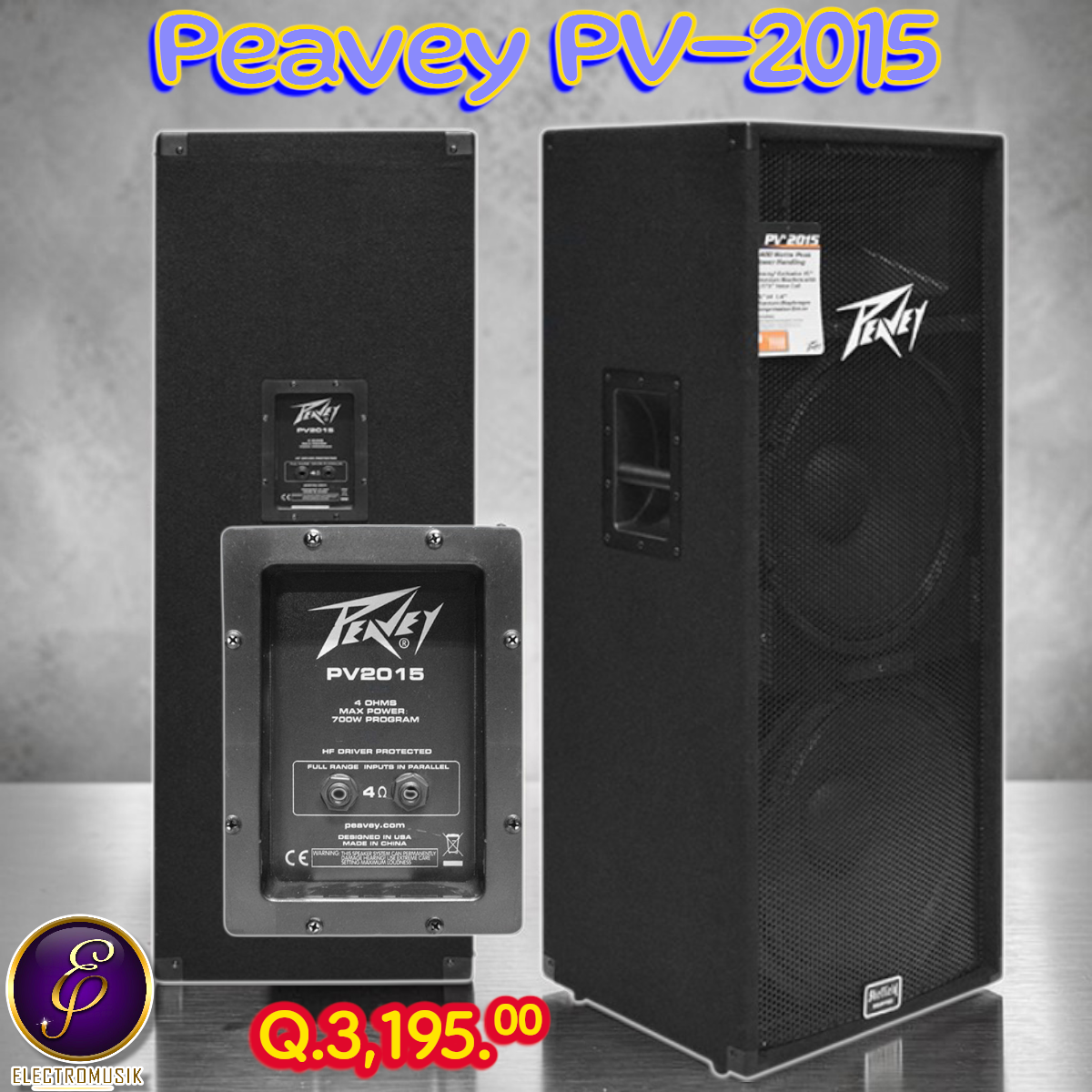 Bocina Peavey PV2015