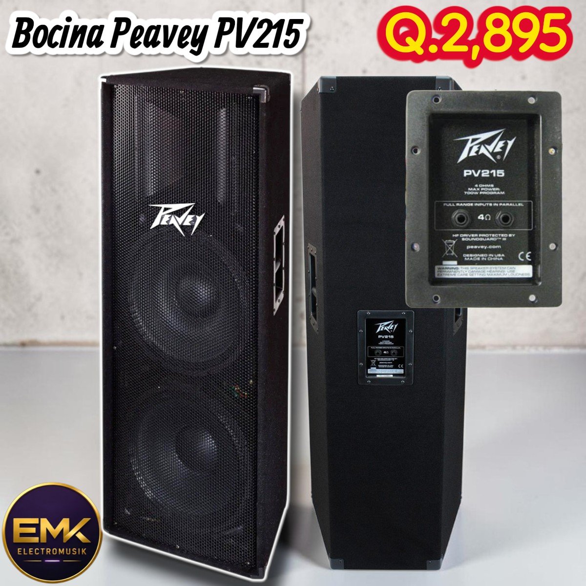 Bocina Peavey PV215